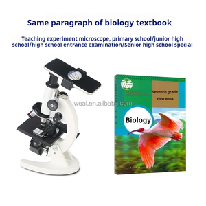 WEIAI LED Microscopio De Laboratorio Celular Bacterias Estudiante Ciencia 1600X Niños Microscopio Biológico Cámara para Laboratorio - Product Image 2
