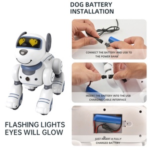 AiJH Elektro-Spielzeug Stunt-Hund Rc-Roboter De Juguete Gehen-Tanz-Intelligenter intelligenter Hund KI-Programmierung Rc-Roboter für Kinder - Product Image 5
