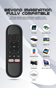 H6 2.4G Wireless Mini Smart TV Fernbedienung Wireless Android TV Box IPTV Mini PC IR-Steuerung Wiederauf ladbarer Kunststoff 2.4G RF Kommunikation - Product Image 6