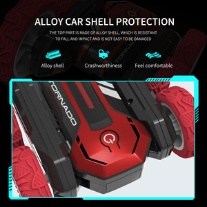 合金自動車360度摩擦車ラジコン車両回転ライトおもちゃ2.4Ghz Led 4Wd Rcスタントカーダブルサイド男の子用 - Product Image 4