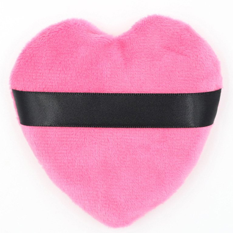 corazón rojo rosa