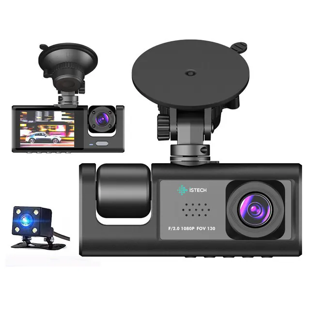 Toptan 1080p Full HD Android Dashcam Video kaydedici Wifi GPS araba dvr'ı Dash kamera