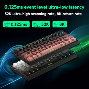 Pctenk H60 Ông Từ Trục Nhôm Có Dây Cơ Khí Chiếu Bàn Phím USB Loại C 61 Phím Bên Khắc Chơi Game Văn Phòng Sử Dụng - Product Image 3