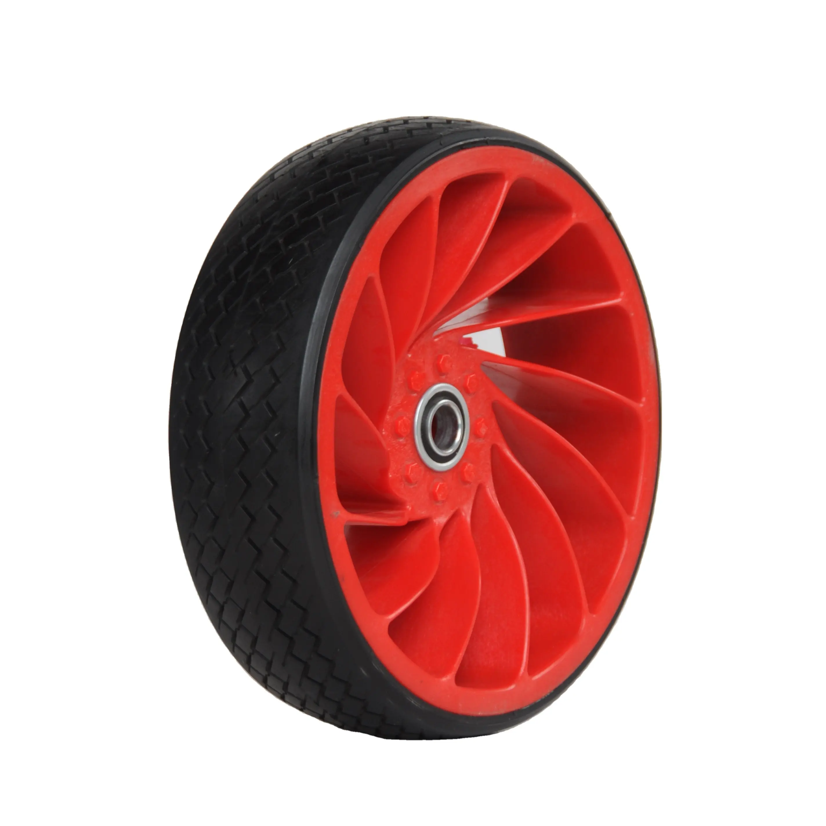 Factory Price Professional Pu Foam Wheel Heavy Duty Polyurethane Tire For Han Pu Foam Filled Tire