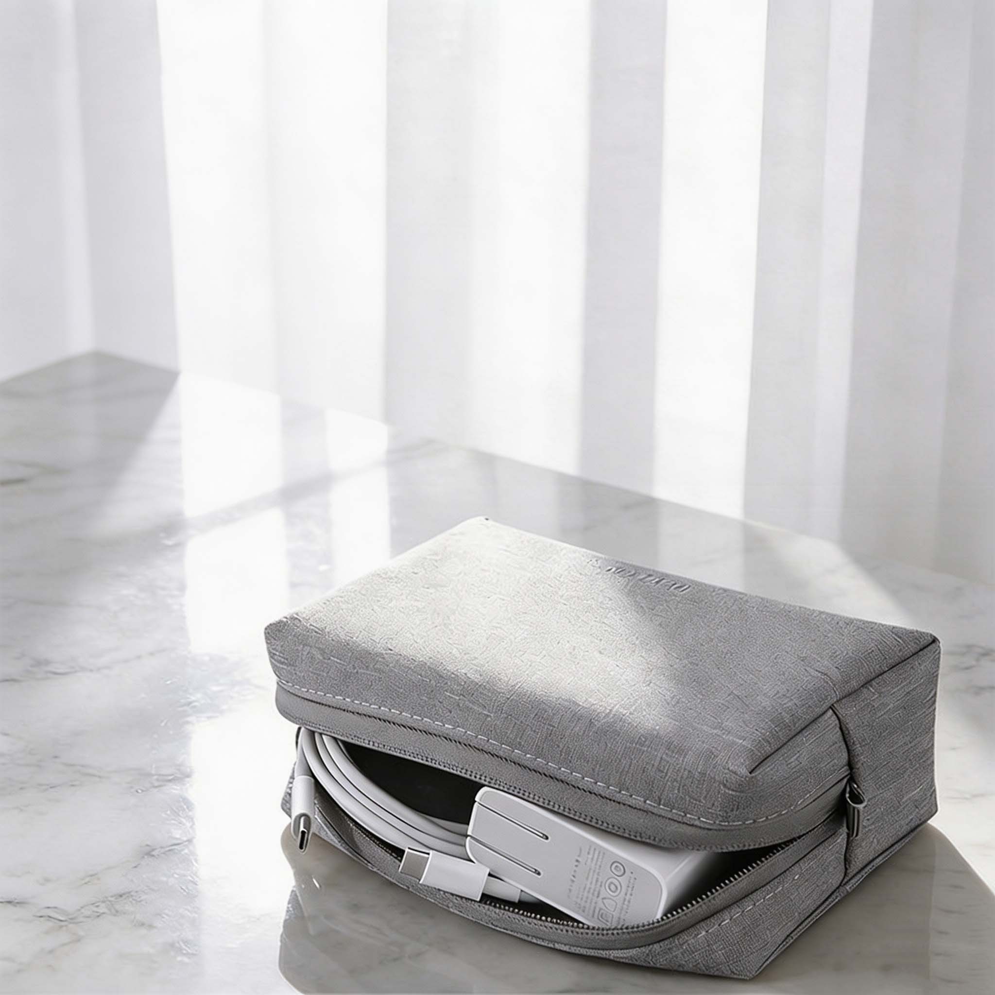 Gray Oxford Fabric