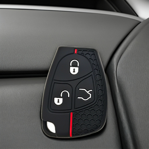 <strong>For</strong> Mercedes Benz Silicone Remote Car <strong>Key</strong> Fob Case Cover Holder Shell C B E R Class GL CLS CLK SLK W203 W211 W204 2/3 Buttons - Product Image 5