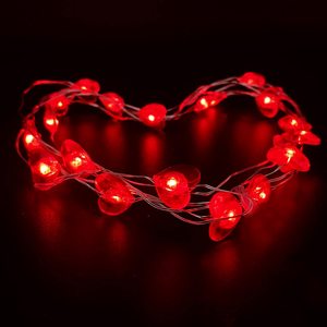 Mini luci LED fata filo caldo bianco a batteria con Timer IP44 valutato per l'illuminazione decorativa di Natale e di nozze - Product Image 2