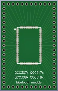 Moduli Bluetooth Qualcomm 5.3 BLE QCC5171 i2c scheda modulo Audio Bluetooth per altoparlanti Chip Bluetooth