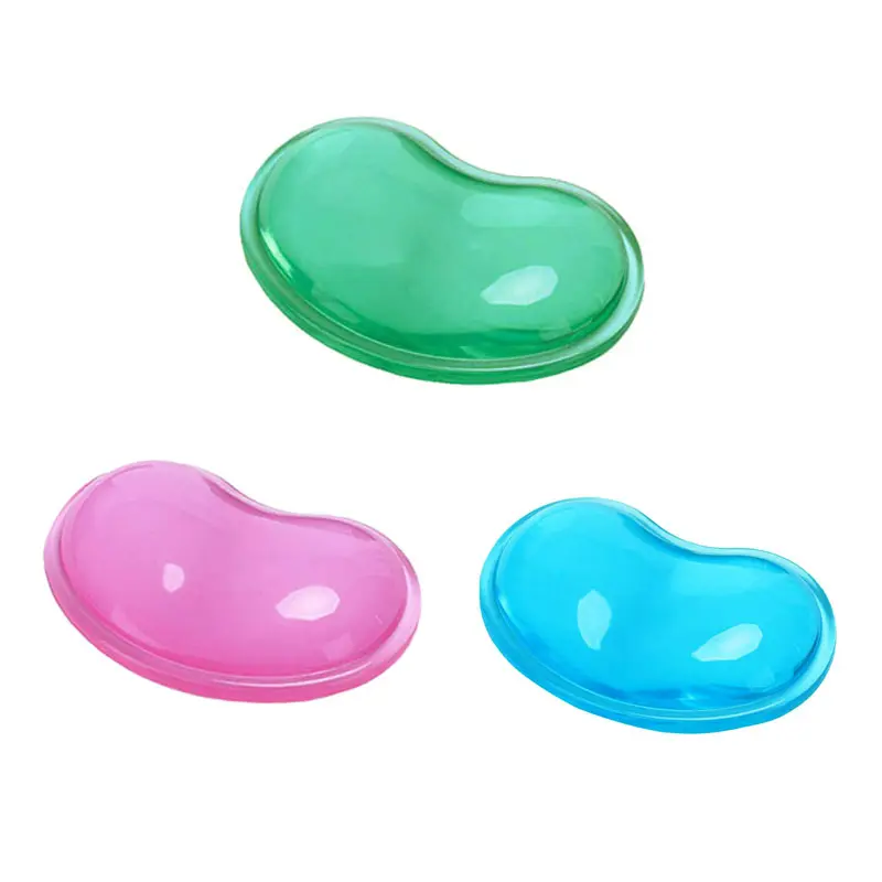 Almofada de mouse de gel de silicone, suporte para o pulso para computador desktop almofada de mão fria, reduz efetivamente a fadiga do pulso e a dor