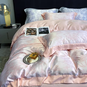 夏季豪华被套床单套装四件套简约风格家用学生宿舍耐用易洗 - Product Image 4