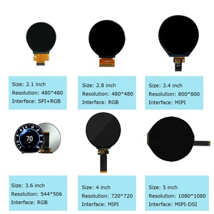 2,5-Zoll-kleines kreisförmiges LCD-Modul 480*480 IPS-TFT-Display mit RGB-Schnitts telle MIPI-Bildschirm Panel runder TFT-Display-LCD-Bildschirm - Product Image 6