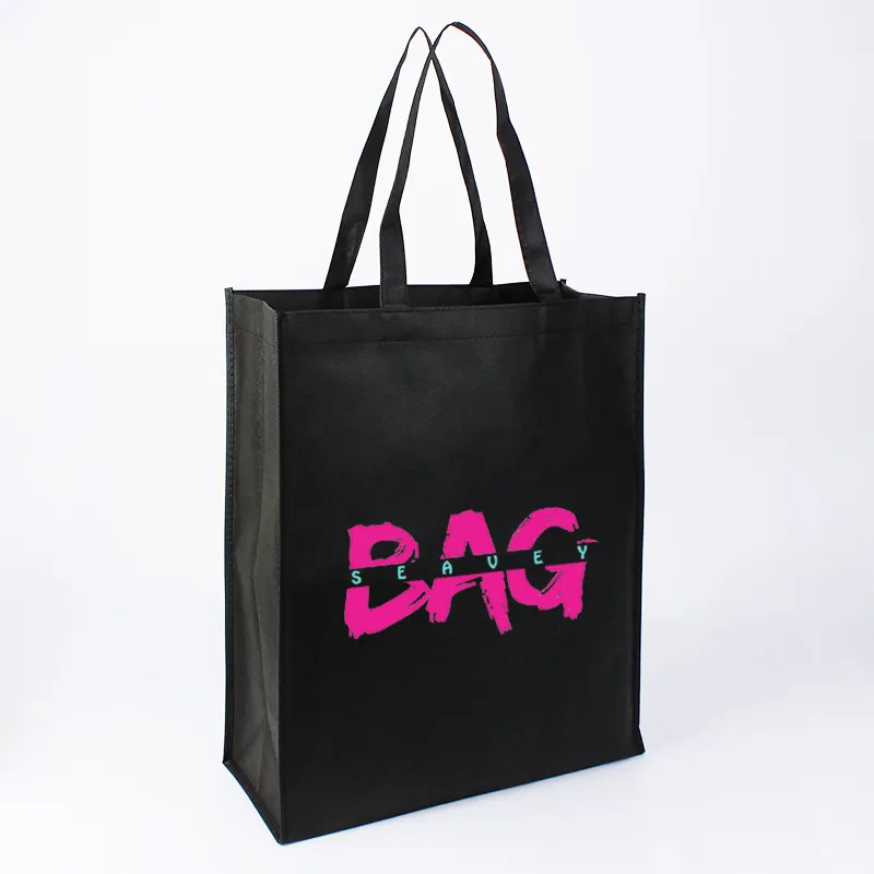 卸売格安トートバッグ不織布販促用ショッピングバッグ再利用可能なバッグ