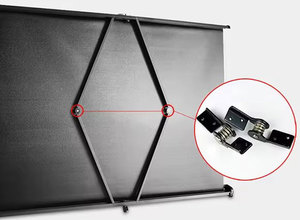 50&quot;16:9 Mini Matte White <strong>Projector</strong> <strong>Screen</strong> for Business Meetings Home Cinema Projection Table/desktop <strong>Projector</strong> <strong>Screen</strong> - Product Image 4