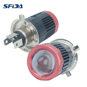 Mini ön ışık LED far ampulü D9 LED projektör Lens 4300K H4 Mini projektör ampulü motosiklet için - Product Image 5