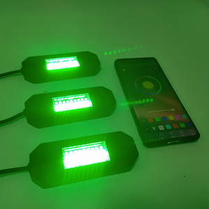 2025 NEWEST 36LED MAX8 pcアプリ制御RGBW LEDロックライトキットアンダーボディライト12V ATV UTVボート用 - Product Image 5