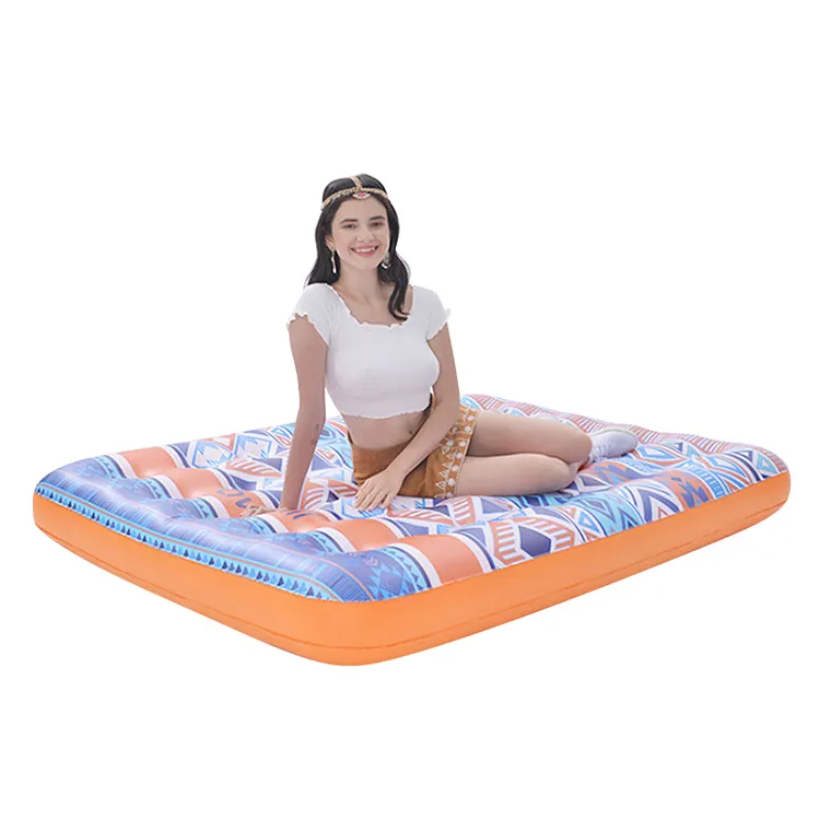Colchón de cama de aire de tamaño doble inflable moderno de bajo precio para adultos