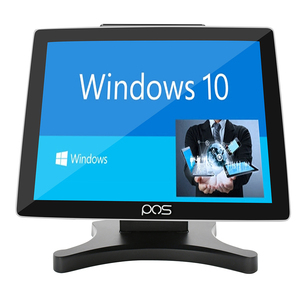 High Resolution All-In-One Restaurant POS Machine , POS <strong>Software</strong> ,POS <strong>System</strong> with Card Reader - Product Image 3