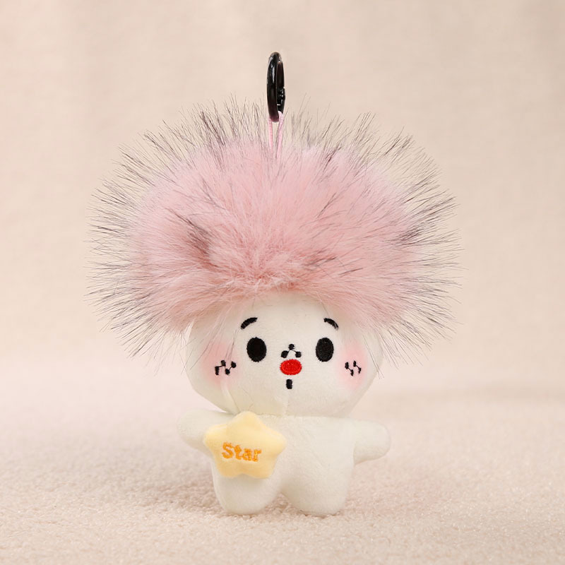 Pink and white 15 cm