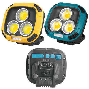 สปอตไลท์ที่สว่างเป็นพิเศษไฟฉายที่แข็งแกร่ง 1800Lm ฟังก์ชั่นธนาคาร Arbeits Lampe ไฟฉายแบบชาร์จไฟได้โคมไฟไฟทํางาน - Product Image 1