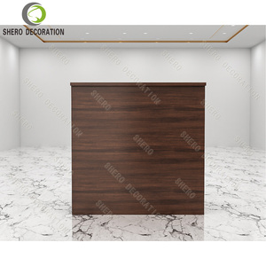 Mesa de mostrador de cajero con diseño de mostrador de tienda elegante para diseño de tienda para mostrar la decoración de la tienda de ordenadores - Product Image 4
