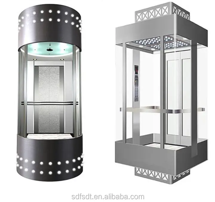 Glass Sightseeing Elevator Lift Table Hot Sale Beautiful and Practical panoramic elevator