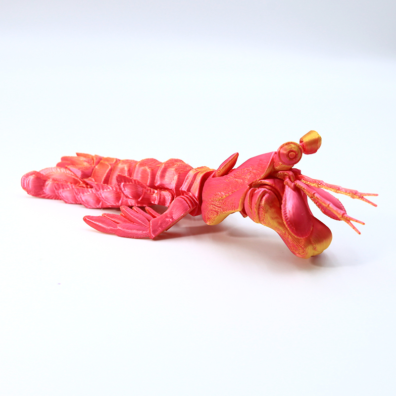 Camarón piel oro rojo 17cm