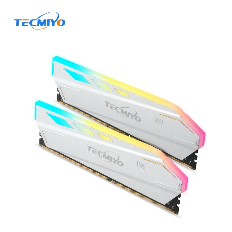 Tecmiyo หน่วยความจำแรม8G 16G 32G 3000 Ddr5 3200 3600 4800 MHz DIMM SODIMM RGB การ์ดหน่วยความจำของแท้4GB 8GB 16GB 1333MHz