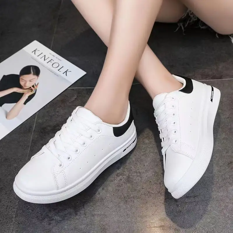 Hongyan White shoes women fashion Korean version of all matching student flat women's shoes