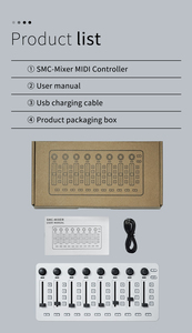 Controlador MIDI consola mezcladora 8 codificadores control de software para Comercio exterior transfronterizo - Product Image 6