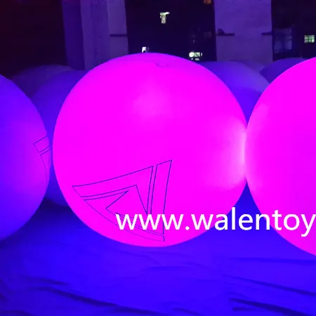 Luminária led inflável gigante de 78 polegadas, bola de praia com controle remoto, 16 cores, 4 modelos