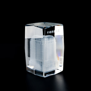 Danh dự của Tinh thể chất lượng cao tùy chỉnh 3D laser khối thủy tinh khối pha lê cho khắc - Product Image 3