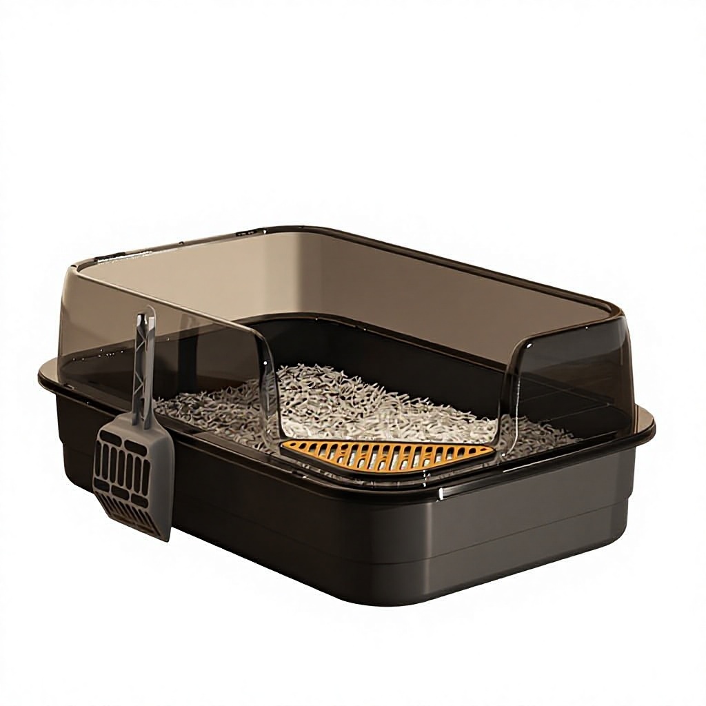 Caja cuadrada obsidiana negra-jumbo 40-jin