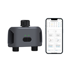GIRIER Tuya Smart Timer acqua programmabile Sprinkler Timer con 2 prese per sistema di irrigazione automatica - Product Image 1