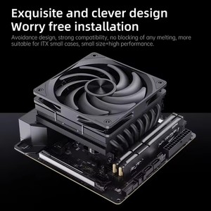 SNOWMAN MC75-8 4PIN 120mm 8 Heat Pipes PC <strong>CPU</strong> Cooler <strong>CPU</strong> Heat Sink PWM <strong>CPU</strong> Cooling Fan for Mini PC <strong>Case</strong> <strong>Desktop</strong> <strong>Computer</strong> - Product Image 3