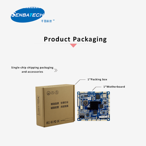LPDDR3 Tarjetas Madre con 2GB de Memoria Integrada, Ordenador de Placa Única LPDDR3, 5 Unidades, USB, CTP, SPI, KEY, SPK, Linux, Android, Ubuntu, 2GB