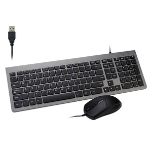Combo de teclado y ratón con cable Bluetooth de 2,4 Ghz para oficina en casa 108 teclas Qwerty Azerty árabe. - Product Image 2