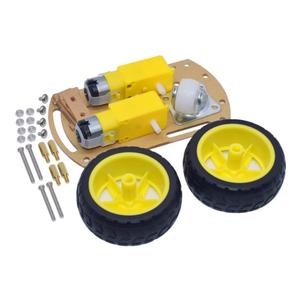 Smart Robot Car 2WD telaio del motore/controllo remoto a due ruote motrici a tre ruote universale Kit fai da te - Product Image 2
