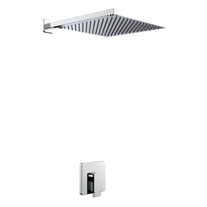 Sistema de ducha moderno de lujo con paneles de silicona ocultos integrados El juego de baño fácil de limpiar viene con 1 año de garantía - Product Image 6