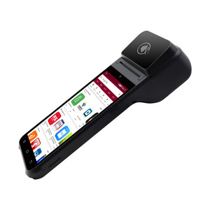 Новое поступление, портативные 5,5 дюймовые умные POS-системы Z92 с NFC-считывателем/термопринтером для этикеток/сканером штрих-кодов Mifare, sim-карта 4g - Product Image 2