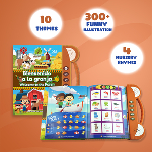 学习 ABC 拼写 Espanal 西班牙语学习平板电脑 100 单词书流行玩具的孩子 - Product Image 2