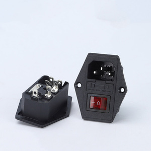 ซ็อกเก็ต AC-01 16A 250V พร้อมฟิวส์และแผงซ็อกเก็ตไฟฟ้ากระแสสลับ - Product Image 1