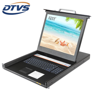 DTVS DL7932-B China Fabricante 32 portas Cat5 <span class=keywords><strong>Kvm</strong></span> Console 19 Polegada 1U Rackmount <span class=keywords><strong>Lcd</strong></span> Tela RJ45 Porta <span class=keywords><strong>KVM</strong></span> <span class=keywords><strong>Switch</strong></span>