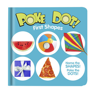 Poke Dot Board <strong>Book</strong> Printing First Words Shapes Cardboard <strong>Book</strong> with Hole Learning <strong>Book</strong> for Baby