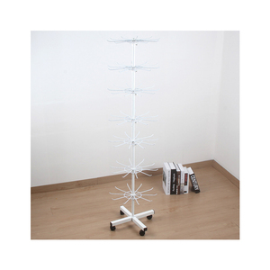 Kainice 7 Ebenen Handy Shell Zubehör Haken Schmuck regal Bekleidungs geschäft Socken <span class=keywords><strong>Stand</strong></span> halter rotierenden Displayst änder