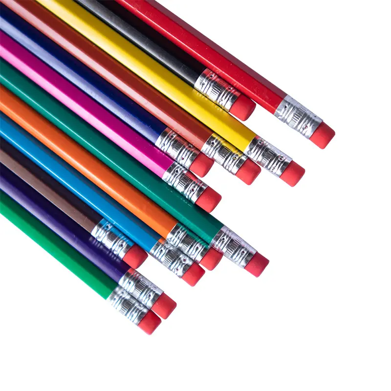 カスタマイズされたロゴのゴルフペンシルバルク3.5インチ安いミニソフトウッドナチュラルミニペンセットオイルベースの色鉛筆