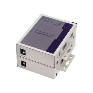 Convertidor de medios de datos serie bidireccional de transceptor de fibra óptica RS232 a puertos RJ45 compatible con comunicación serie Ethernet - Product Image 4