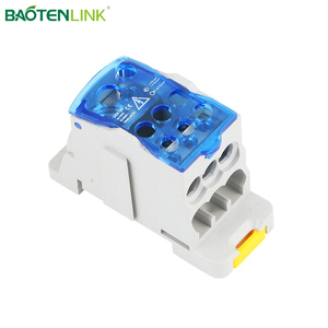 UKK 160A、1入力、6出力80A、250A、400A、500Aユニポーラモジュラーパネルスクリューケージ配電端子台 - Product Image 1