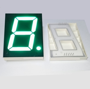 Black Surface White Segment 4 Inch 1 <strong>Digit</strong> 7 Segment Led Display in Yellow Color - Product Image 5
