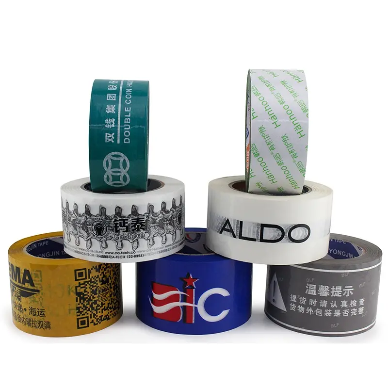 Branded Custom Logo Bedrukte Verpakking Tape Met Bedrijfslogo