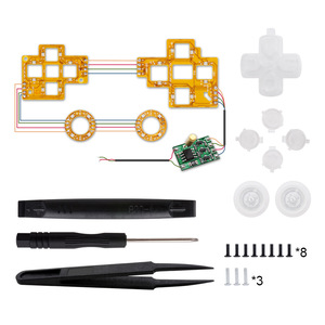 D-pad all'ingrosso custodia trasparente custodia protettiva Shell Face Thumb Stick Kit pulsante Mod Led per Controller PS5 - Product Image 3